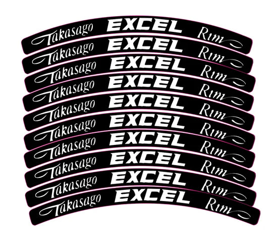 Excel Rim Decals